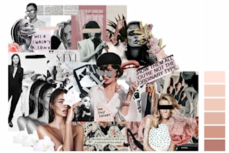 develop any mood boards with color story