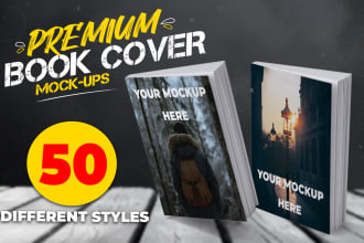 convert your book into a 3d book mockup