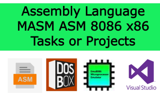 汇编语言编程任务或项目在asm x86 8086 x88 8088