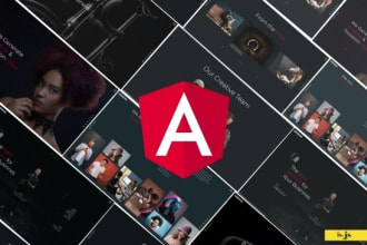 do a high performance, scalable web application in angular