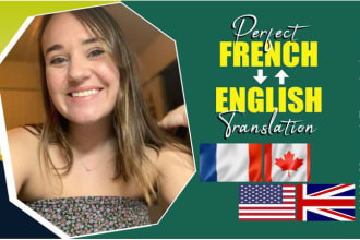 do a perfect english to french or french to english translation