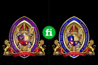 create an extraordinary seal logo, apostle and bisshop seal
