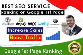 do seo of shopify, wordpress, wix, weebly, squarespace website rank on google