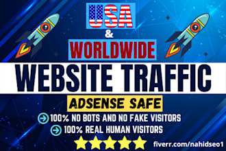 drive real organic USA web traffic to your website