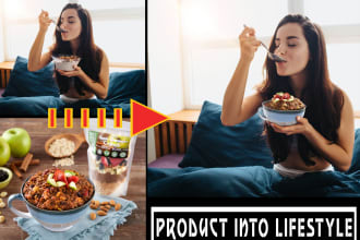 put your product into a lifestyle photo