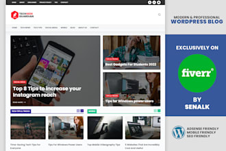 create a prefect wordpress blog