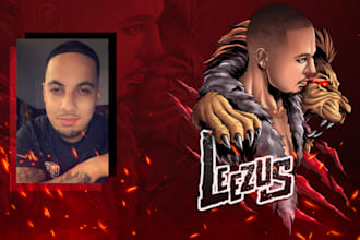 Hot Review!  cartoonize yourself for your logo