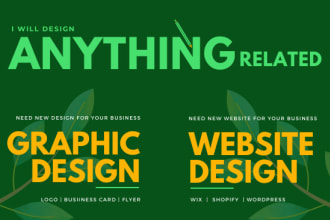 do graphic design or website design
