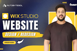 do wix website design, redesign wix website or wix ecommerce website