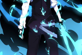 make anime character designs, fanarts, anime and nsfws
