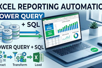 automate excel reporting using power query and sql