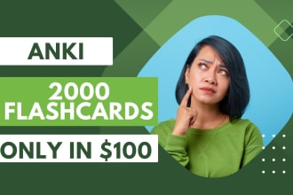 create anki flashcards from any documents quickly
