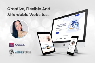 create a premium wordpress website using elementor pro