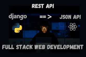 develop web application and rest api in python django
