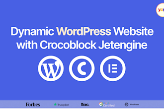 build dynamic wordpress website with crocoblock jetengine