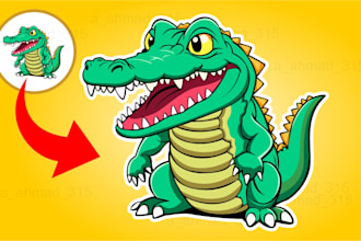remake redesign and edit ai generated cartoon image