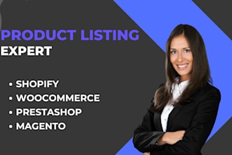 add products to woocommerce, shopify, magento, and prestashop