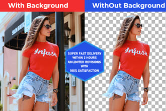 remove background from images  within 2 hours