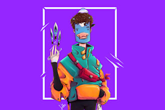 draw anime or comic character