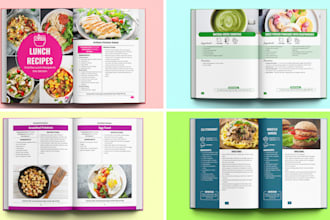 design, and write recipes for cookbook recipe book and ebook