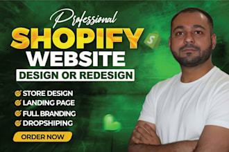 design shopify website or edit, customize, revamp, clone shopify store
