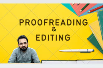 proofread, restructure, check grammar and spelling
