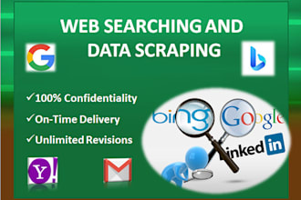 do web searching web scraping