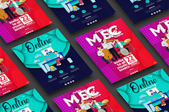 design a flyer or a brochure for your online class or course