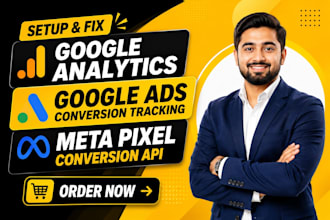setup, fix google analytics 4, ads conversion tracking, ga4, gtm, tag manager