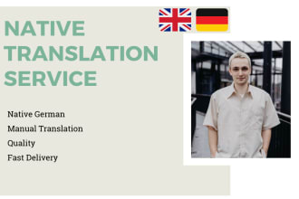 manually translate english into native german