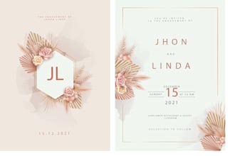 design wedding, engagement and birthday invites