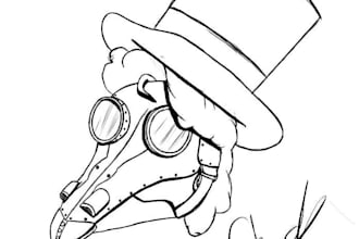draw a cartoon character