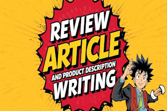 write SEO product description content and review article