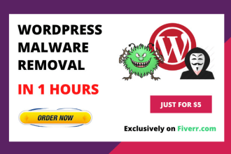 do wordpress malware removal within 1 hours