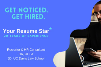 revise your resume using my recruiting expertise