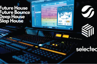 produce tech future house, edm, deep house chill,  dance song