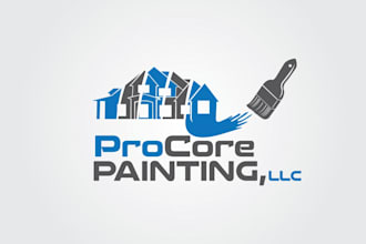 create your graphic artist creative contractor logo with fastest delivery