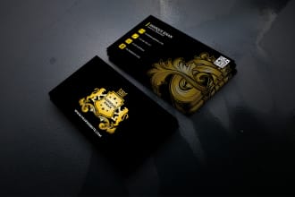 do premium quality luxury business card design