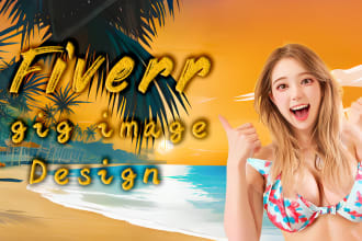 professionally design your gig image cover or banner