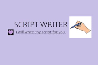 elevate your storytelling with expert video scriptwriting