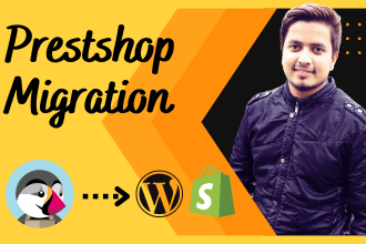 move your prestashop products, customers, shipping, orders