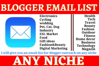 give you a perfect email list for blogger outreach