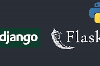 do python, django, flask, and web scraping