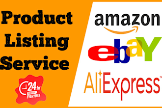 upload your amazon,ebay, and shopify products manually