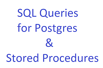 write sql queries for postgres