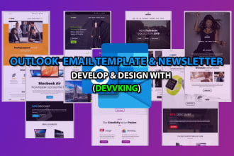 do responsive email template and outlook HTML email template