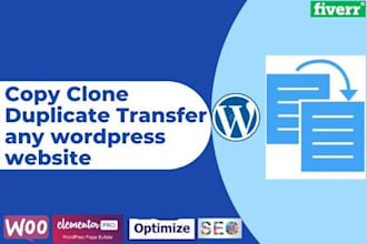 redesign copy clone wordpress website by elementor pro