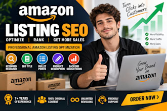 optimize amazon product listing SEO with keyword research