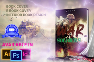 create  book cover, kindle cover, e book cover