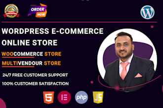 build a professional woocommerce or wordpress website